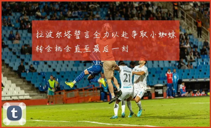 拉波尔塔誓言全力以赴争取小蜘蛛转会机会直至最后一刻
